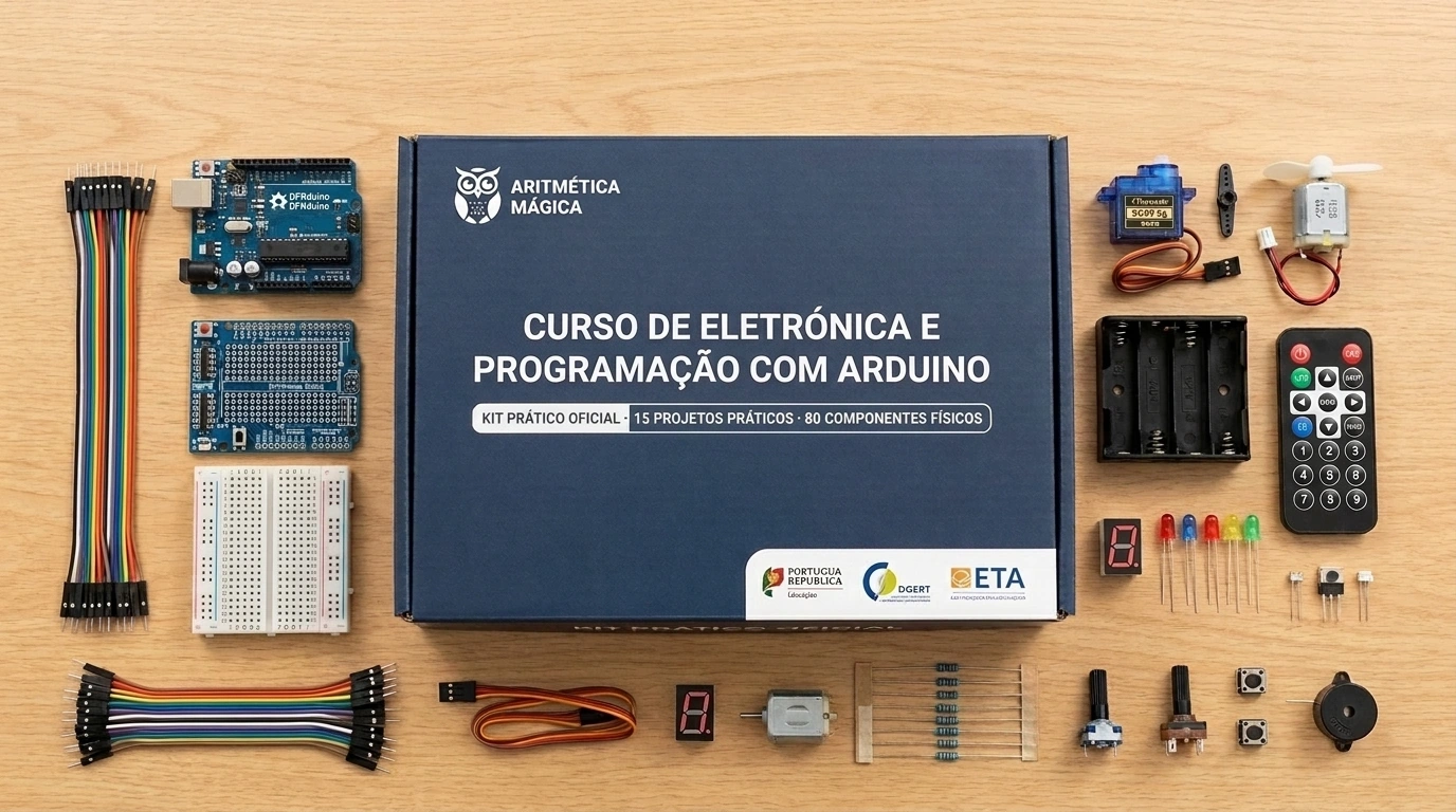 Kit de iniciação à programação com Arduino